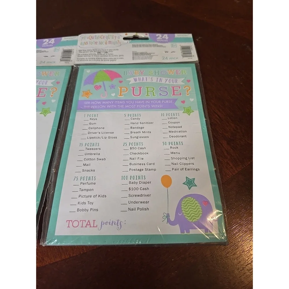Lot Of 2 NEW Baby Shower 